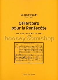 Offertoire pour la Pentecôte for organ