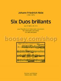 Six Duos brillants op. 51, Vol. 2 - cello & piano