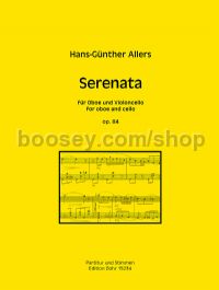 Serenata op. 84 for oboe & cello (score & parts)