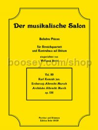 Archduke Albrecht March op. 136 for string quartet (score & parts)