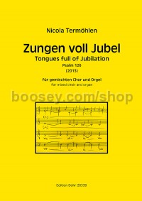 Tongues full of Jubilation (SATB Score)
