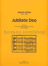 Jubilate Deo (SATB & Orchestra)