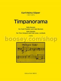 Timpanorama (5 timpani and 2 suspended cymbals)