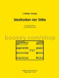 Meditation der Stille (Score & Parts)