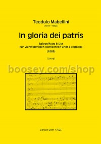 In gloria dei patris (Choral Score)