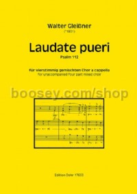 Laudate Pueri (Choral Score)