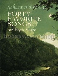 Forty Favorite Songs, For High Voice