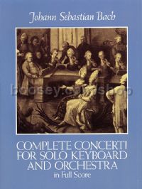 Complete Concerti Solo Kbd & Orch (Full Score)