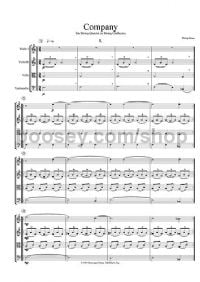 String Quartet No 2 'Company' (Score)