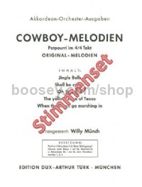 Cowboy Melodien (Accordion Orchestra) (Set of Parts)