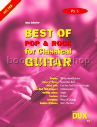Best Of Pop & Rock 03 for Classical guitar (Guitar)