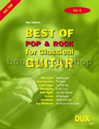 Best Of Pop & Rock 09 for Classical guitar (Guitar)