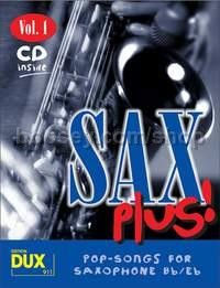 Sax Plus! Vol. 1 (Alto- or Tenor Saxophone) (Book & CD)