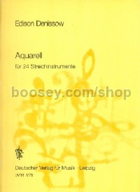 Aquarell 24 Streicher - string parts