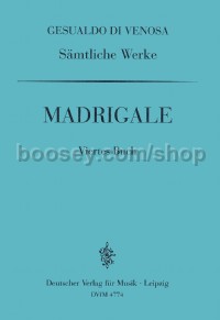 GA IV: Madrigale, 4. Buch - mixed choir