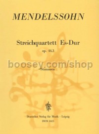 String Quartet No.3 Eb Op. 44 Parts