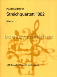 String Quartet II (1982) (set of parts)