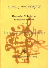 Russische Volkslieder op. 104 - voice & piano