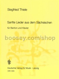 Sanfte Lieder aus dem Sächsischen - baritone voice & piano