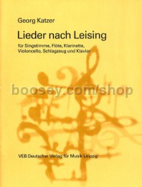 Lieder nach Leising - voice, 5 instruments