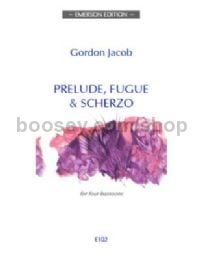 Prelude, Fugue and Scherzo for 4 bassoons