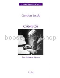 Cameos for bass trombone & piano