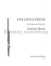 Five Little Pieces for bassoon & piano