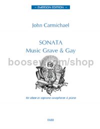 Sonata: Music Grave & Gay for oboe/soprano saxophone & piano