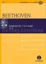 Symphony No.7 in A Major, Op.92 (Orchestra) (Study Score & CD)