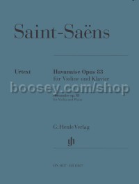Havanaise in E major, Op. 83 - violin & piano (Piano Reduction)