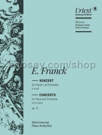 Concerto for Piano in D minor Op. 13 (Piano & Orchestra) (Piano Reduction)