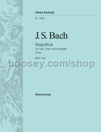 Magnificat in D major BWV 243 (vocal score)