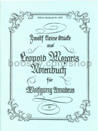 12 Little Pieces from the music book for Wolfgang Amadeus - violin & piano