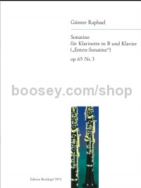 Sonatine op. 65/3 - clarinet & piano