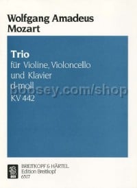 Klavier-Trio in D minor KV 442 - violin, cello & piano