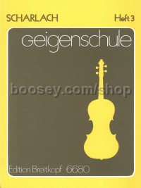 Geigenschule, Vol. 3 - violin