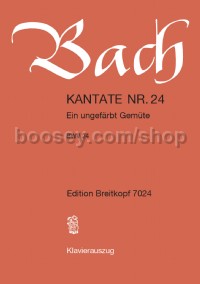 Ein ungefärbt Gemüte BWV 24