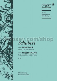 Mass in G vocal score (New edition)