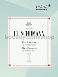 C 3 Romances Op. 22 Violin/piano 