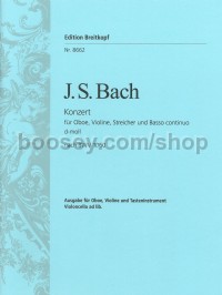 Concerto DMin BWV1060 Ob/Violin Piano Red