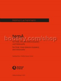 TemA (Performance Score for Flute, Mezzo-Soprano & Cello)