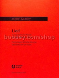 Lied - tiefe Stimme (Vocal Score)