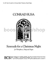 Serenade for a Christmas Night for organ, harp & vibraphone (score & parts)