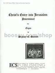 Christ's Entry into Jerusalem for organ
