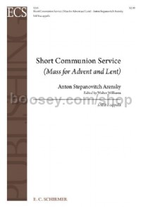 Short Communion Service for SATB choir