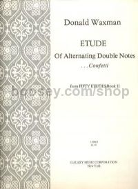Etude No. 19: Alternating Double Notes for piano