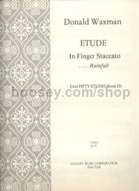Etude No. 33: Finger Staccato for piano