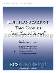 Sacred Service: Thou Shalt Love the Lord for SATB choir
