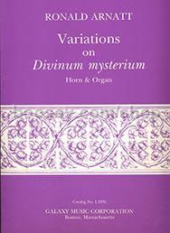 Variations on Divinum mysterium for french horn & organ