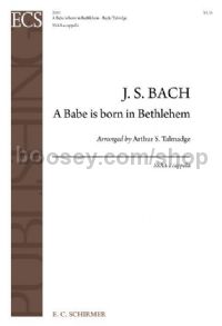 A Babe is Born in Bethlehem, BWV 65 for SSAA choir a cappella